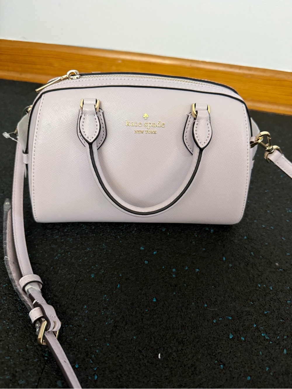 Kate Spade Madison Saffiano Leather Mini Satchel - Pastel Lavender - NWT - Picture 2 of 11